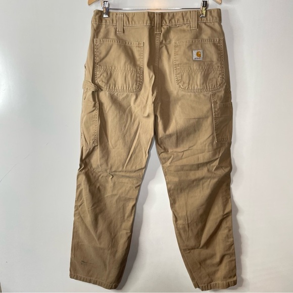Carhartt Relaxed Fit Khaki Color Pants Size 36x30 - Picture 2 of 5